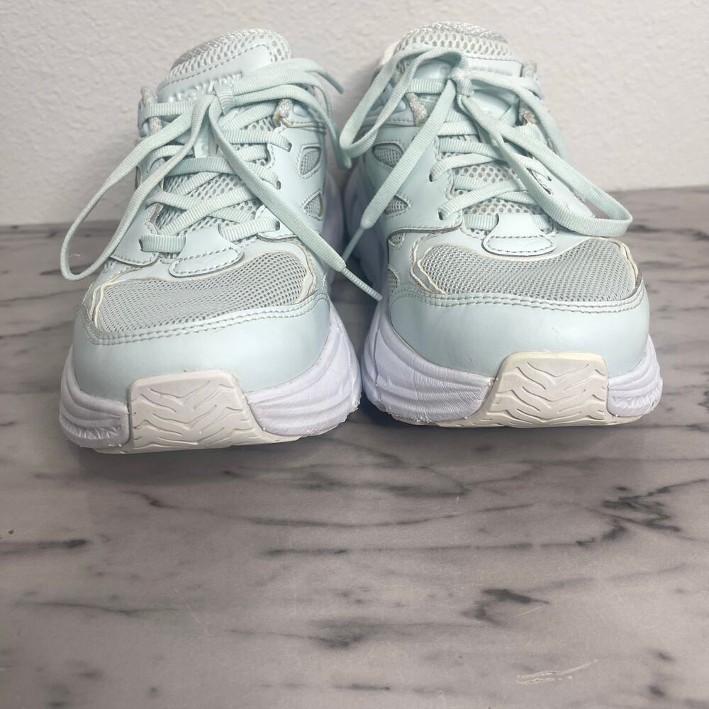 HOKA ONE ONE Clifton L Running Shoes – Women’s 8 / Men’s 7 Wan Blue/Mandarin Red - Picture 3 of 14